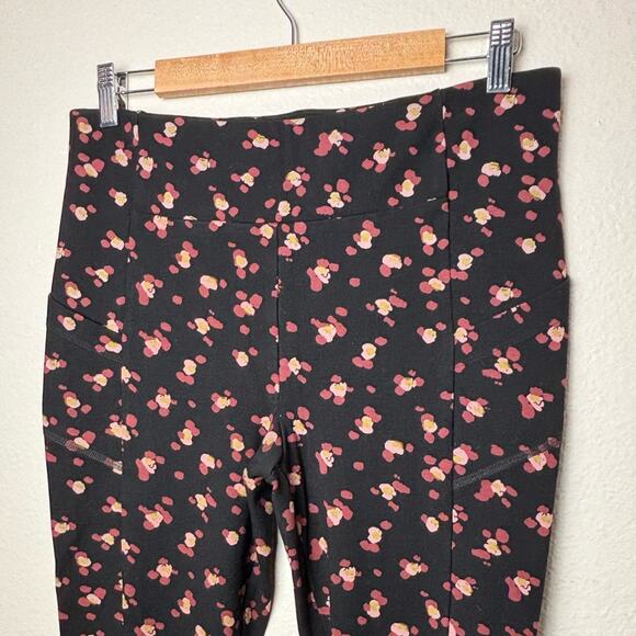 Cabi lean legging Women's size medium black multi high rise fitted #4142 - Picture 7 of 16